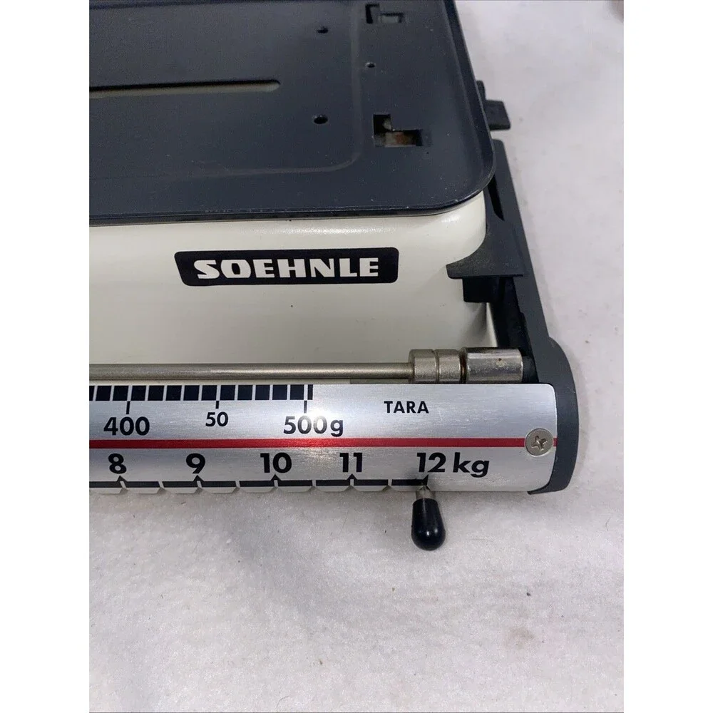 Vintage Kitchen Scale Soehnle German 500 Gramm White Decor Farmhouse